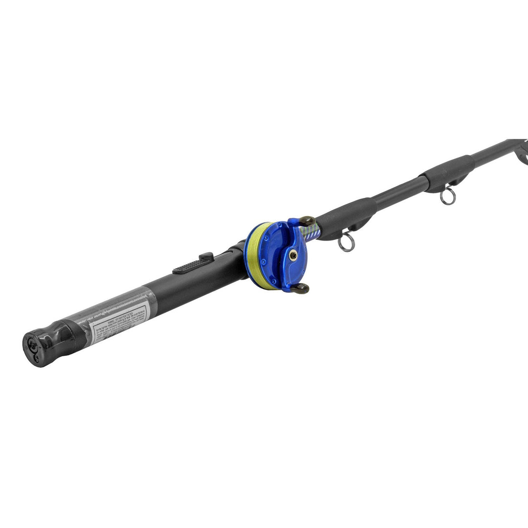 Angies Boutique Fishing Rod Pole BBQ Lighter — novelty fishing-pole-shaped long-reach butane lighter, detail view