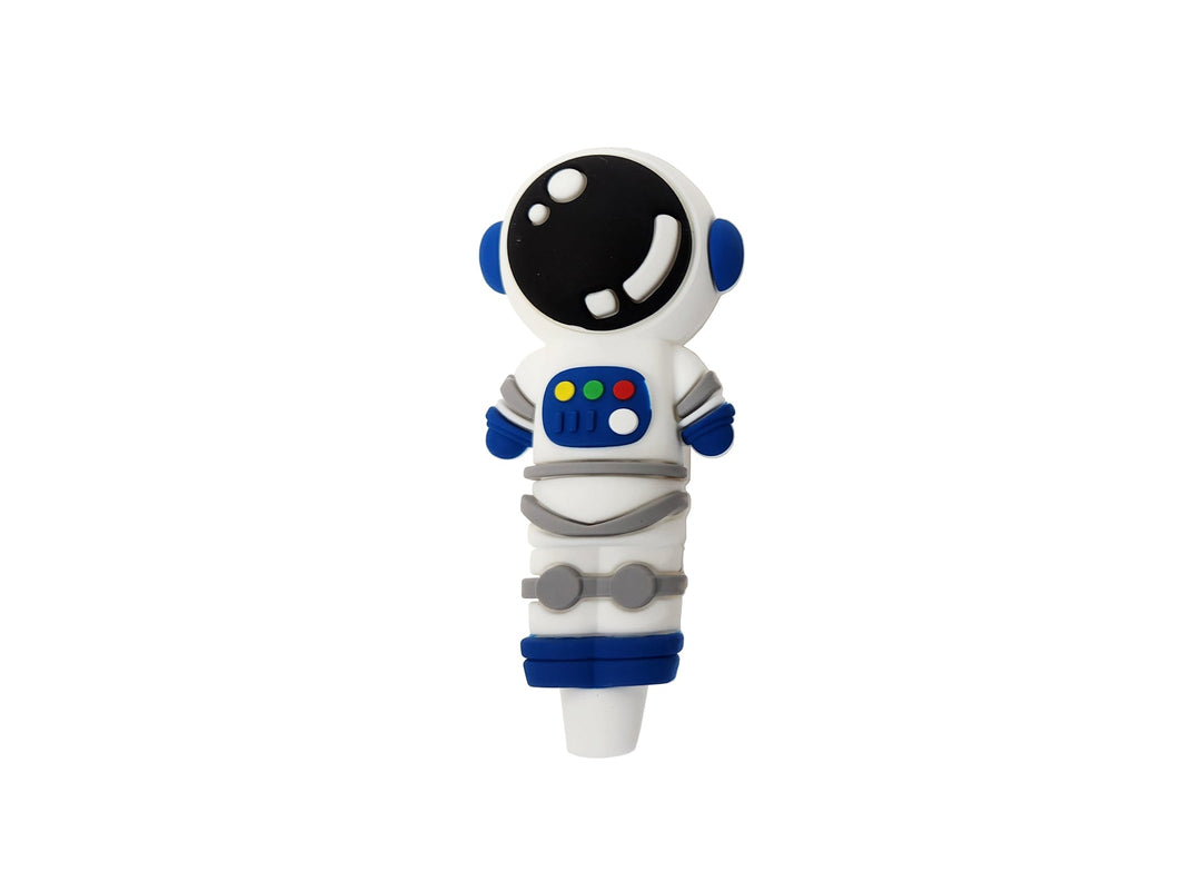 Angies Boutique Silicone Astronaut Pipe — astronaut-shaped silicone hand pipe, hero shot