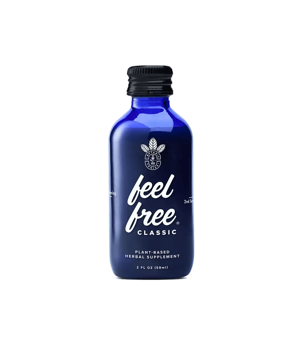 Bottle of Feel Free Classic Tonic kava herbal drink
