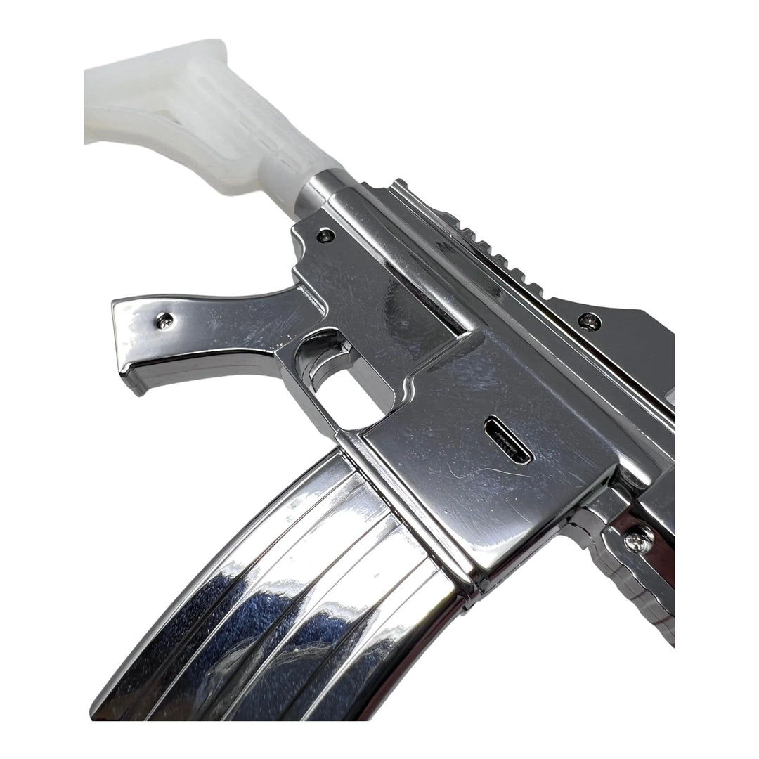 Arsenal Gear AR-15 Electric Nectar Collector — Black rifle-styled electric nectar collector, alternate angle