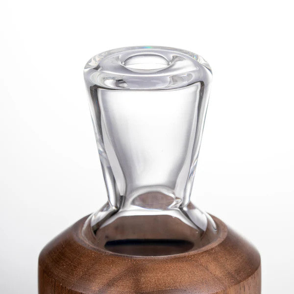 Top view of MJ Arsenal Halo Peak Top – handcrafted borosilicate glass with precision airflow design