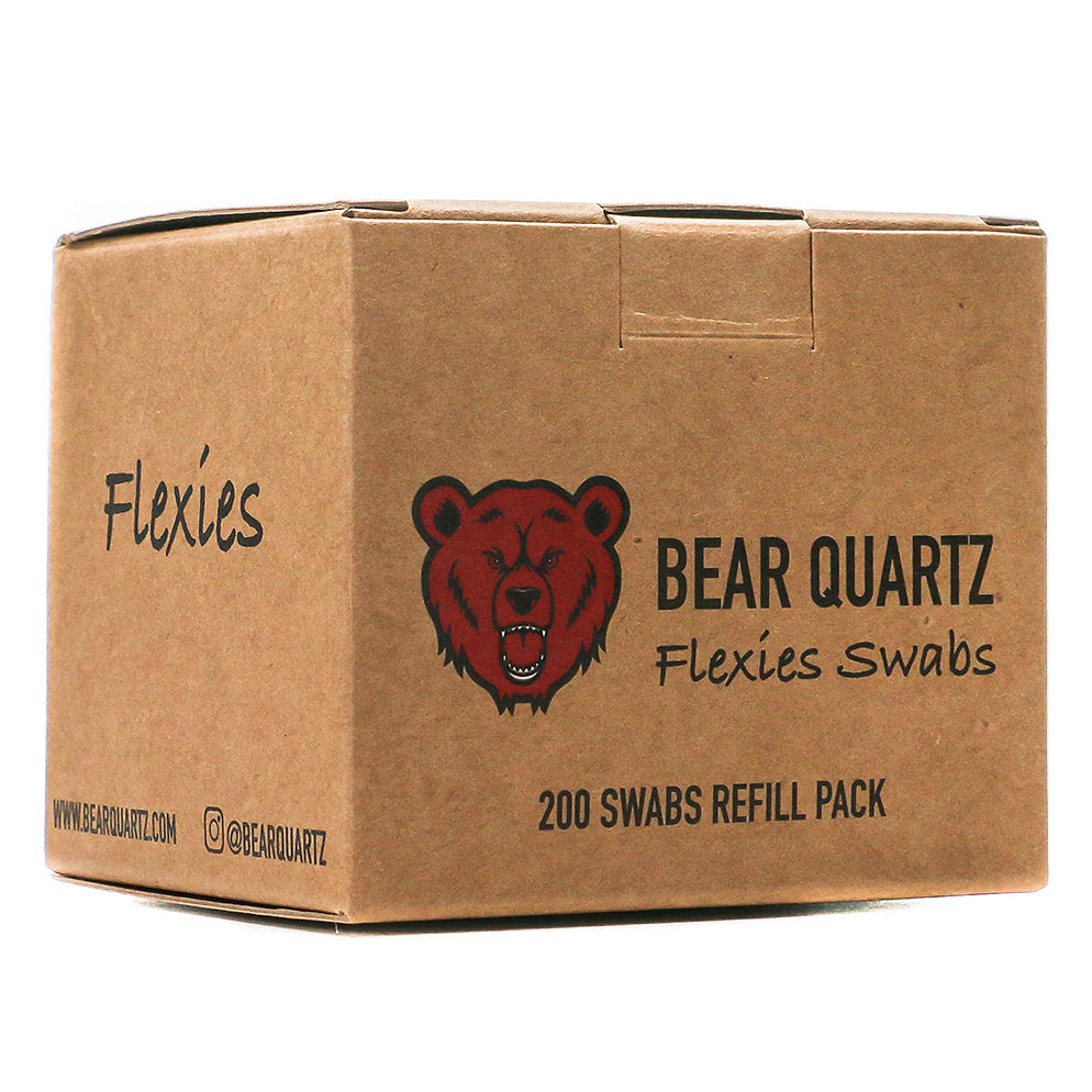Bear Quartz Swab Refills — cotton swab refill pack for the swabs kit, alternate angle