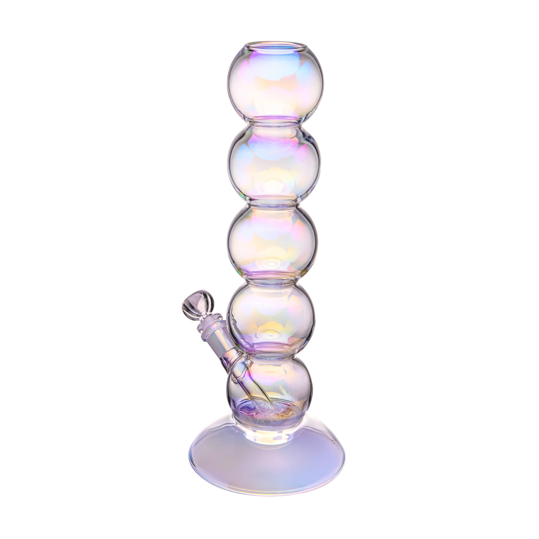 Rear-left angled view of the BigFun! 13 inch Bubble Bong showing the full 13-inch profile