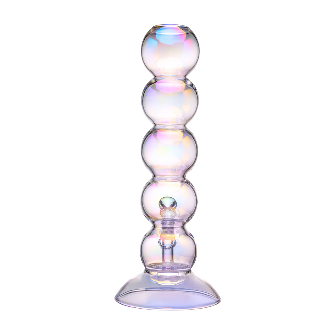 Back view of the BigFun! 13 inch Bubble Bong showing the neck and mouthpiece from behind