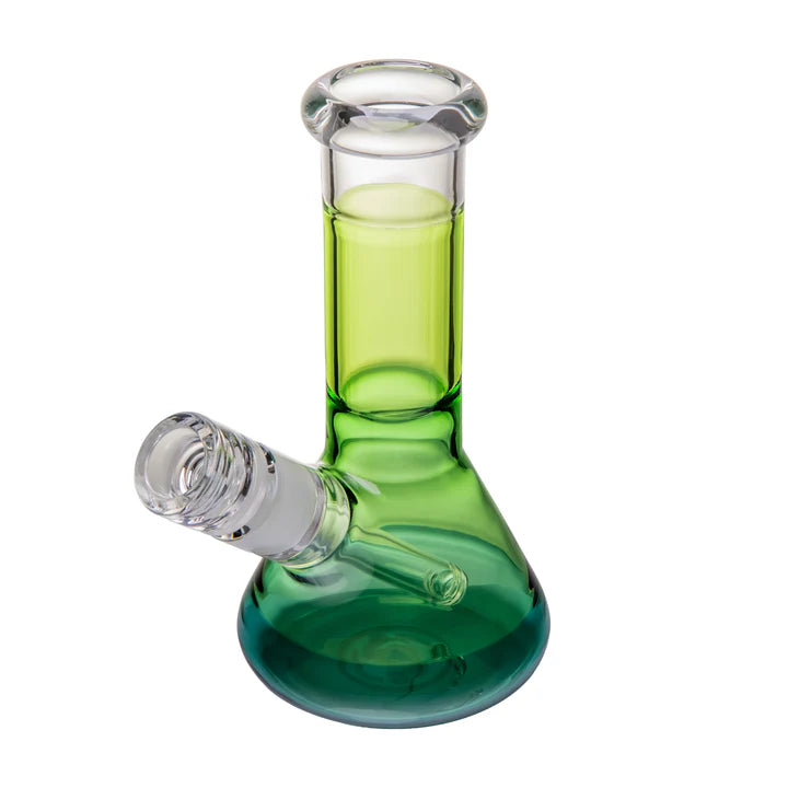 BigFun! 8" Tricolor Bong viewed from the top left, showing the three-tone gradient running down the body to the wide base