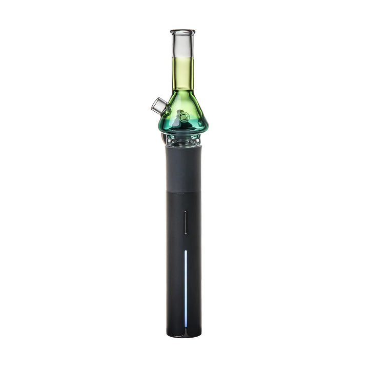 Big Fun! Tricolor Pivot Top in Canopy colorway — borosilicate glass mini bong attachment for Puffco Pivot, hero view.