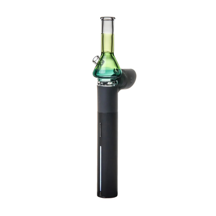 Big Fun! Tricolor Pivot Top in Canopy colorway — front view of Canopy mini bong silhouette with downstem.