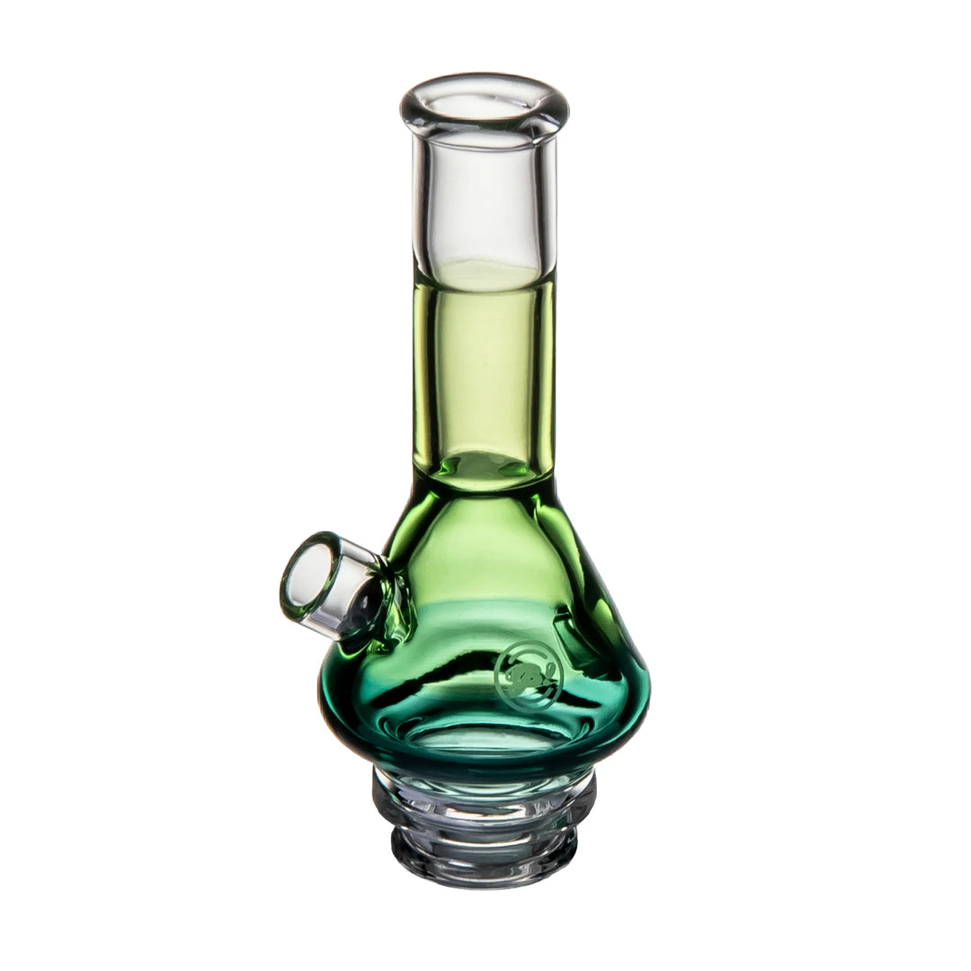 Big Fun! Tricolor Pivot Top in Canopy colorway — angled view on Puffco Pivot device.