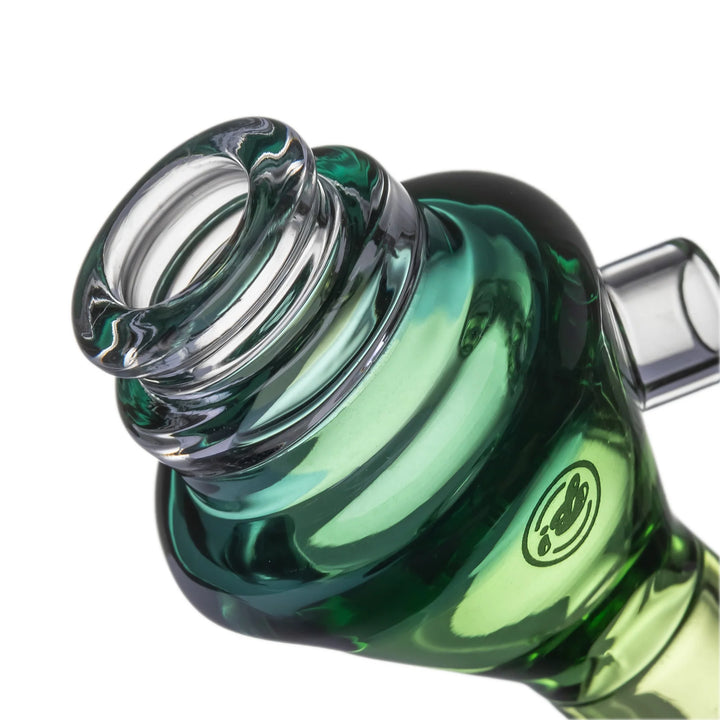 Big Fun! Tricolor Pivot Top in Canopy colorway — top-down view of mouthpiece.