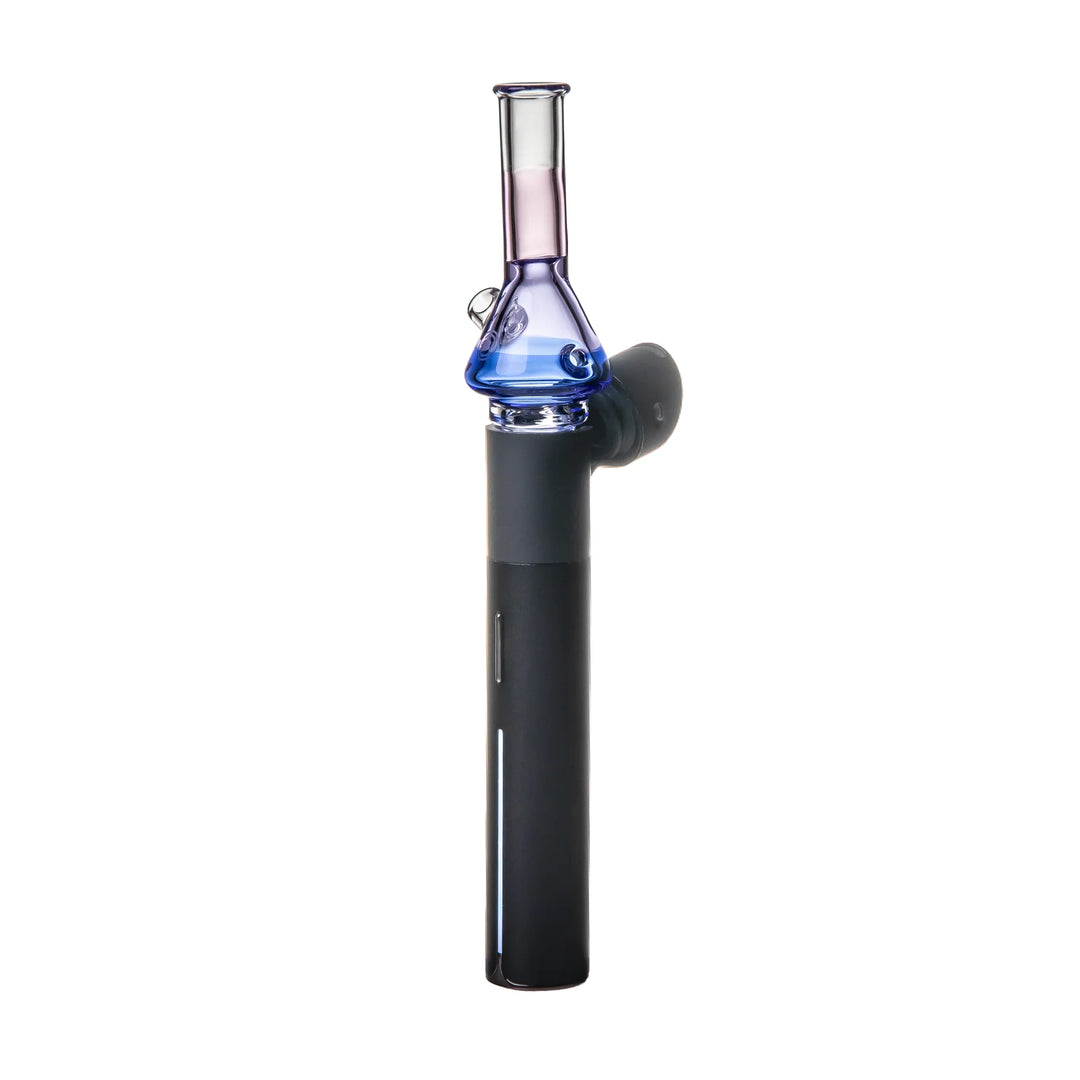 Big Fun! Tricolor Pivot Top in Sorbet colorway — front view of mini bong silhouette with downstem.