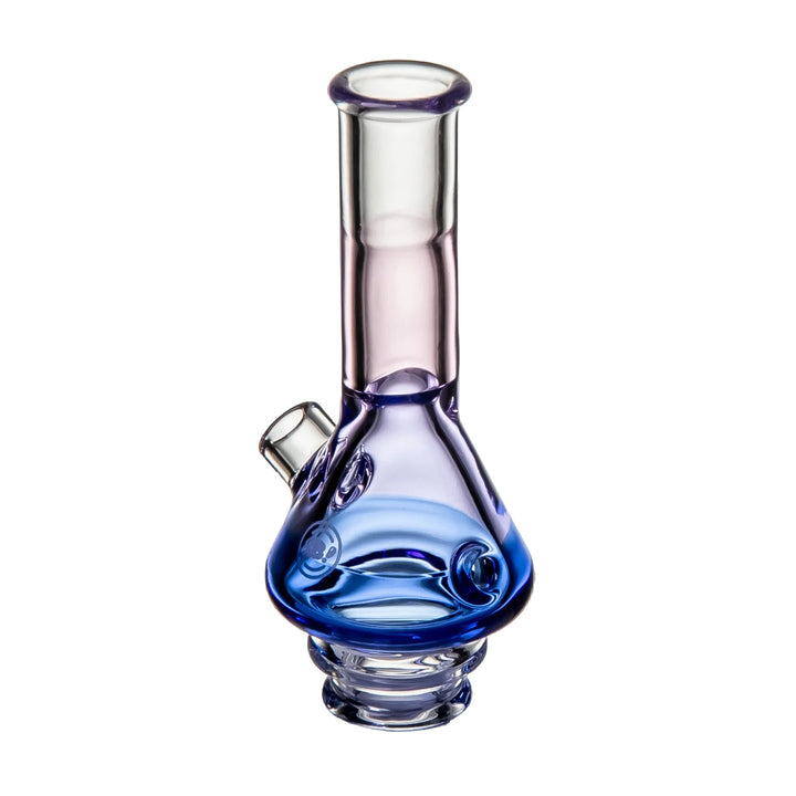 Big Fun! Tricolor Pivot Top in Sorbet colorway — close-up of downstem carb hole detail.