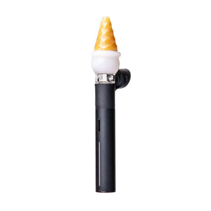 Angled view of the BigFun! Ice Cream Pivot Top showing the full soft-serve cone silhouette