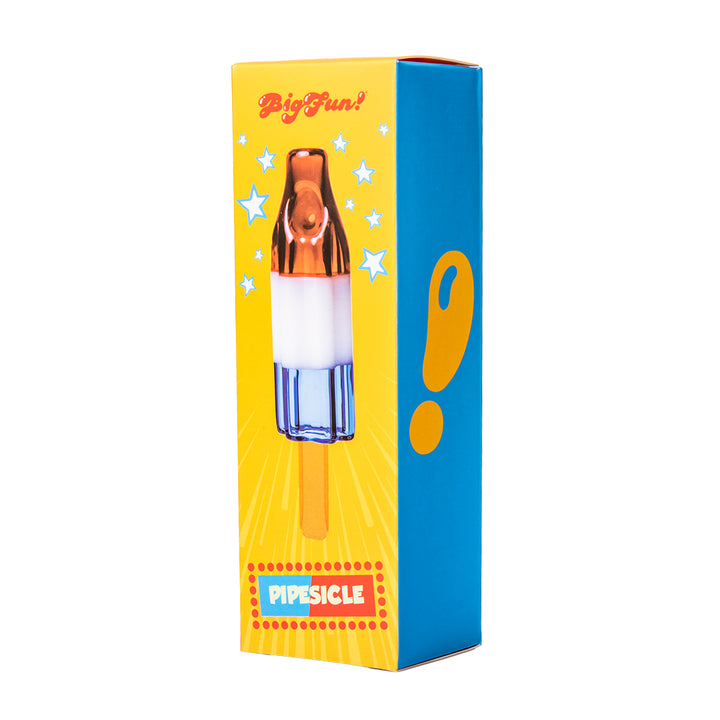 Front of the BigFun! Pipesicle Red White Blue retail box with BigFun! branding