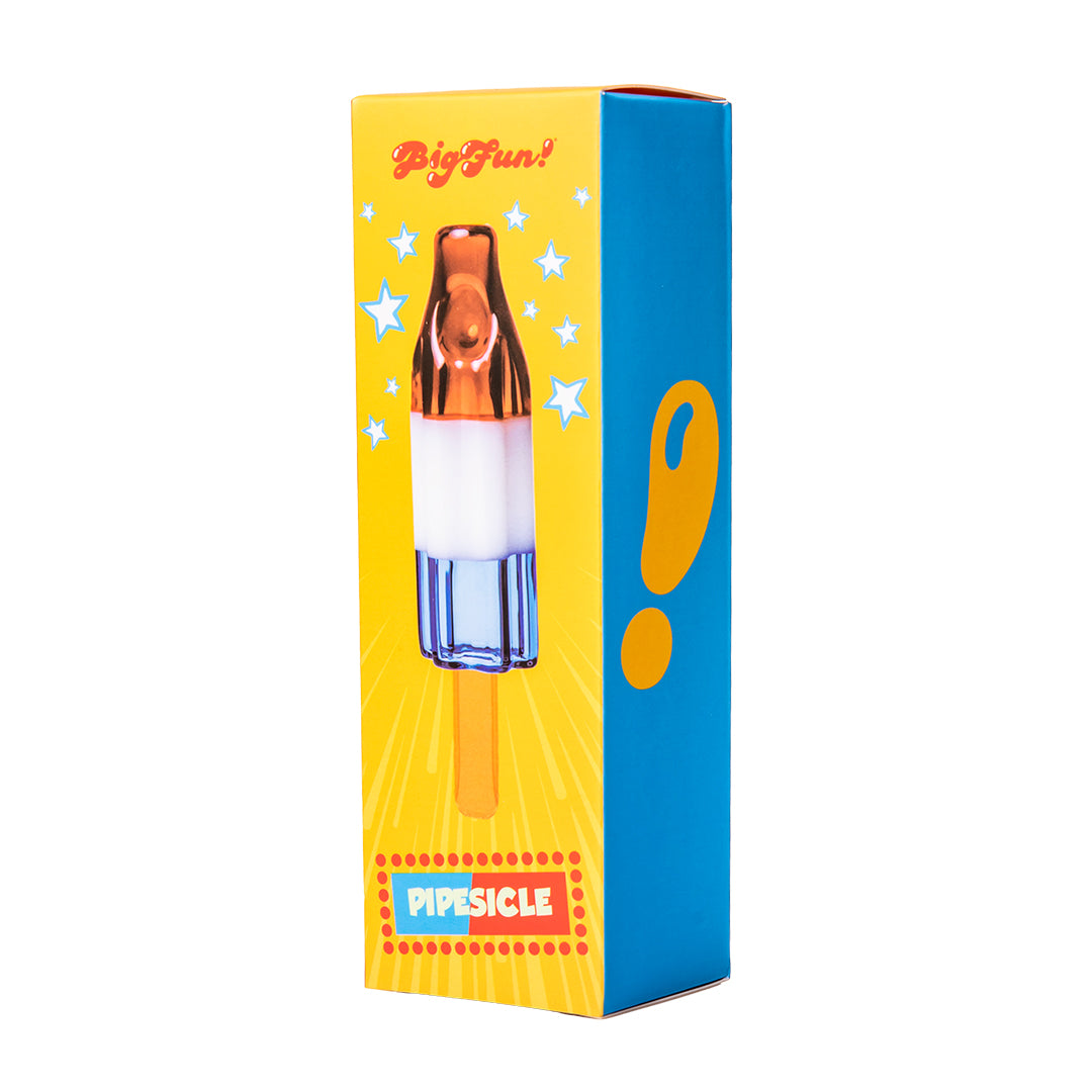 Front of the BigFun! Pipesicle Red White Blue retail box with BigFun! branding