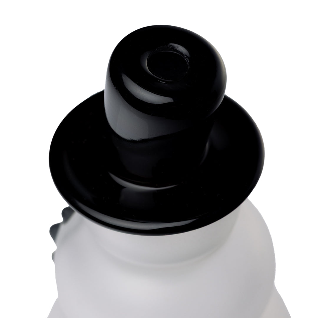 bigfun big frosty puffco peak top mouthpiece close up displaying smooth draw surface and clean finish