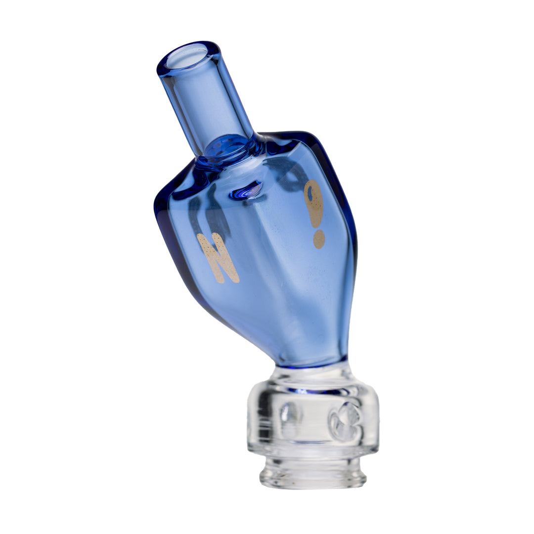 bigfun puffco pivot drei dreidel top rear view showing compact geometry and stable base