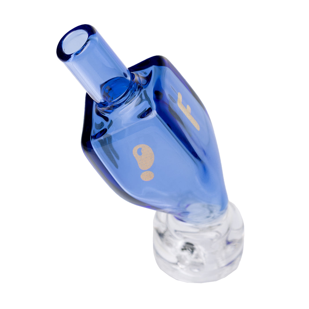 bigfun puffco pivot drei glass top bottom view showing precision joint and airflow opening