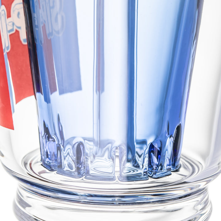 Close-up of the perc slots on the BigFun! Sip N Rip Peak Top that break vapor into finer bubbles