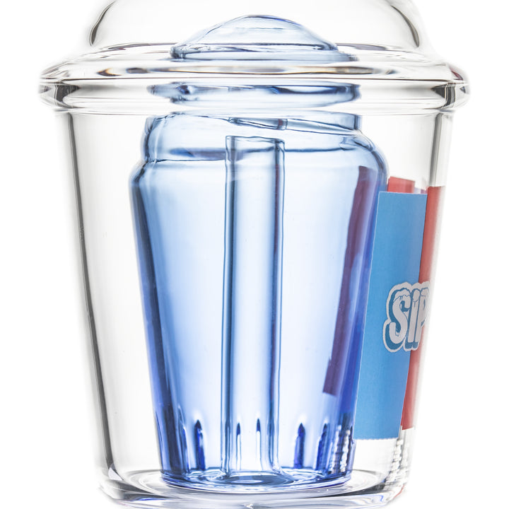 Interior view of the BigFun! Sip N Rip Peak Top cup chamber above the perc