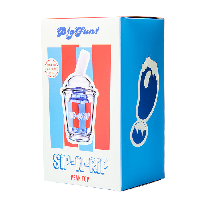 Front of the BigFun! Sip N Rip Peak Top retail box with BigFun! branding