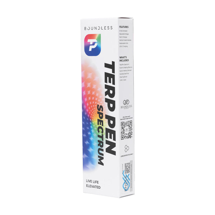 Boundless Technology Terp Pen Spectrum — retail box view