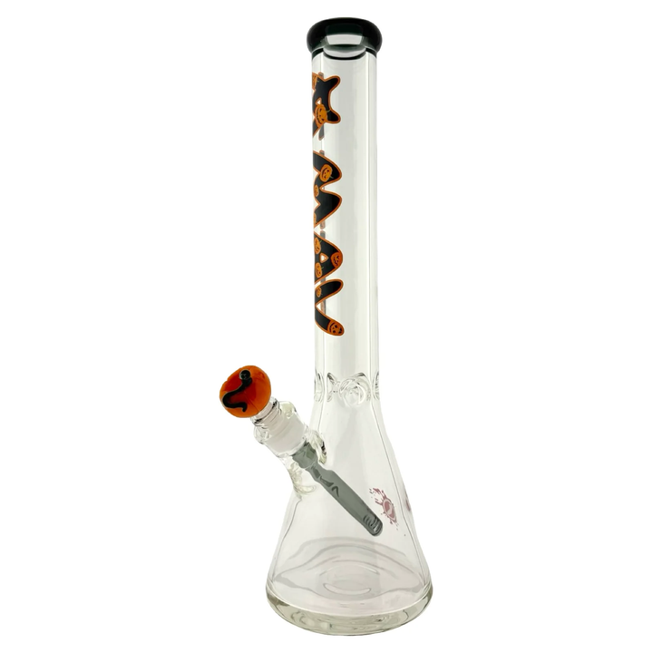 18-inch MAV x Empire Glassworks Halloween Beaker with Pumpkin Bowl