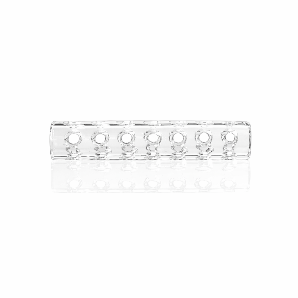 Campfire Quartz 6x30mm Quartz Hollow terp Pillar with Holes