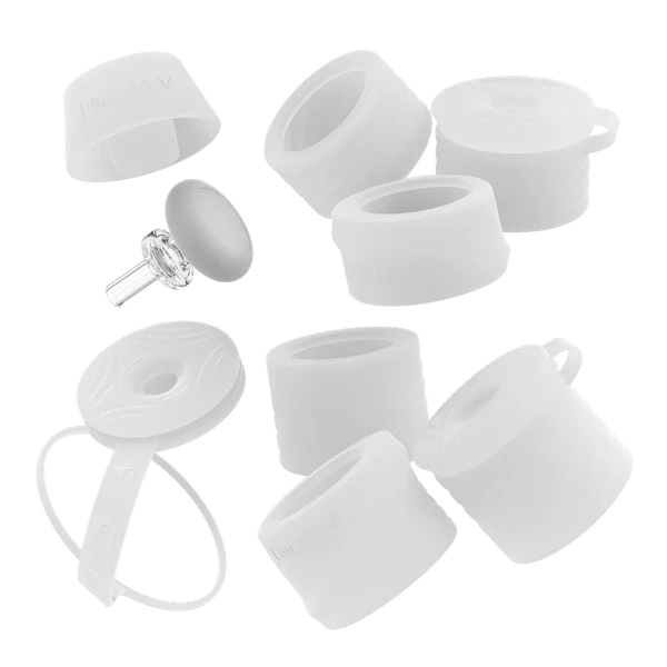 focus v carta swivel silicone essentials kit clear colorway translucent silicone components