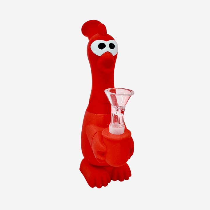 6" Silicone Rubber Chicken Bong
