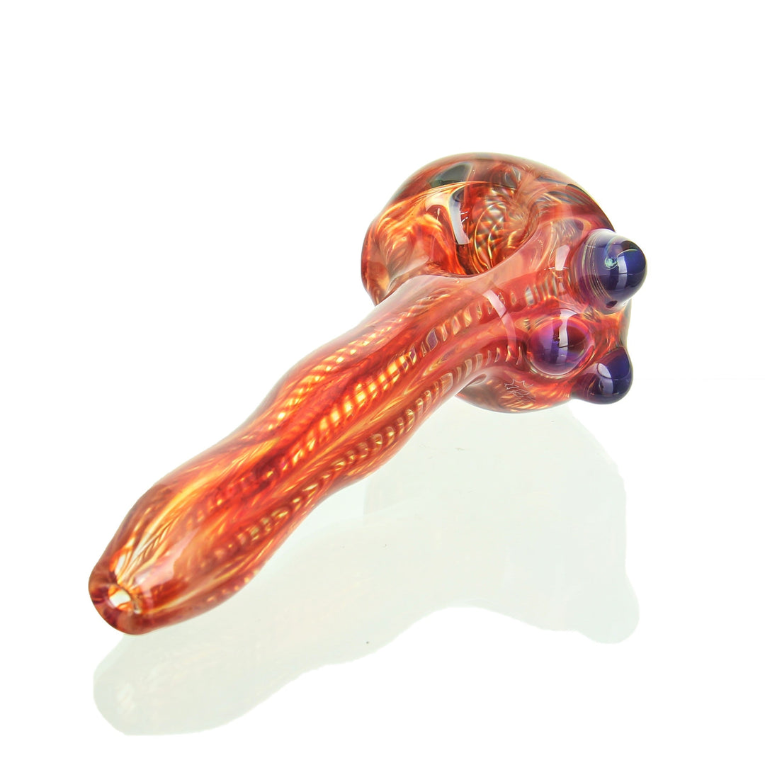 Conversion Glass Spin &amp; Rake Spoon in Red design 