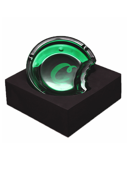 Cookies SF C-Bite Ashtray Green glass ashtray