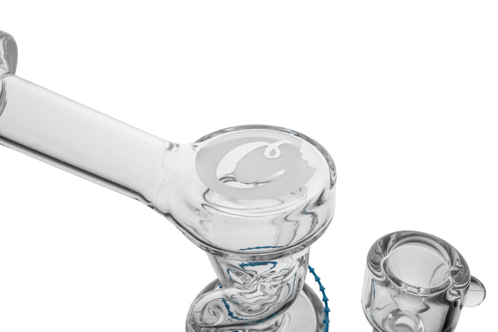 Cookies SF Double Cycler — dual recycler dab rig with Cookies branding, back view