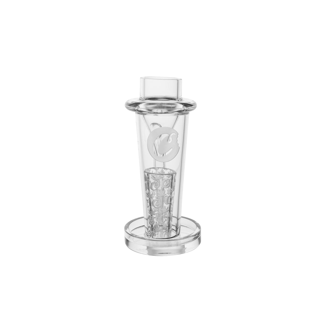 Cookies SF Drip Banger — quartz banger with 14mm male 90deg joint, side profile