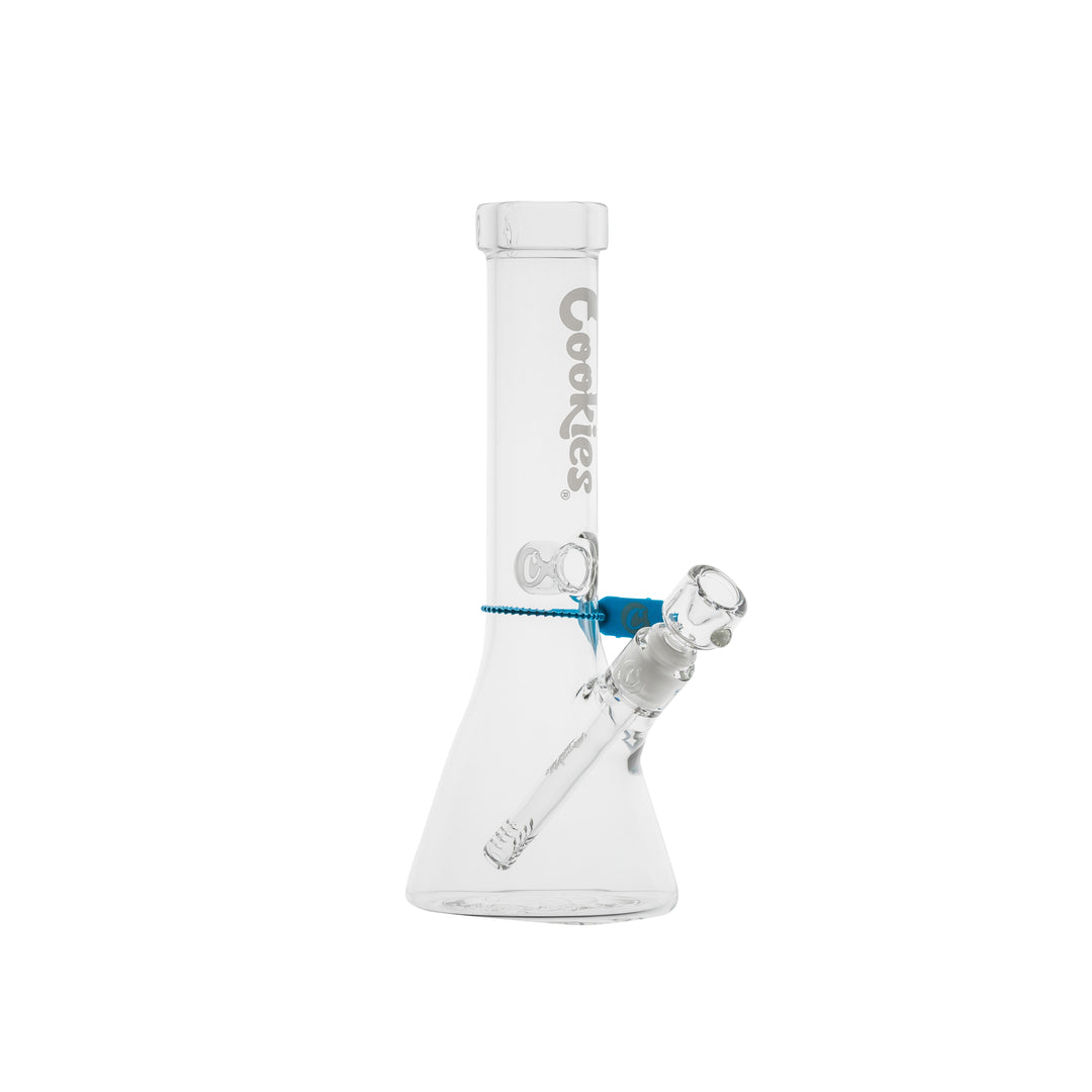 Cookies SF Original Beaker — White colorway beaker water pipe, hero shot