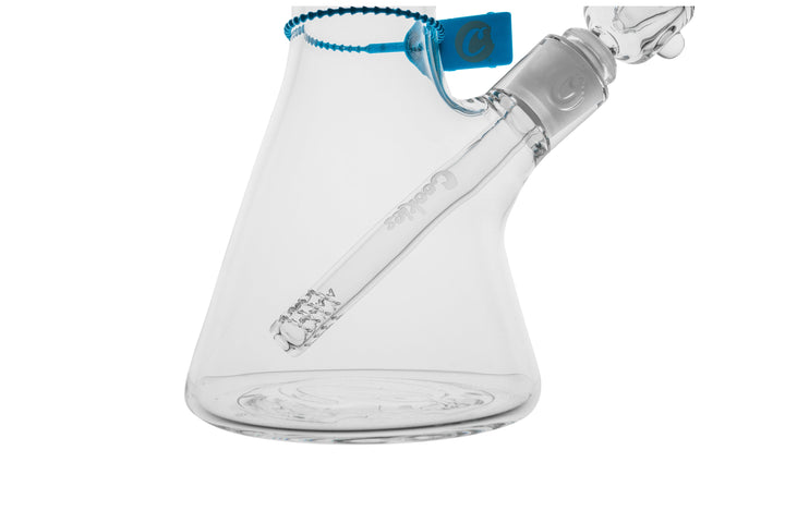 Cookies SF Original Beaker — White colorway beaker water pipe, alternate angle
