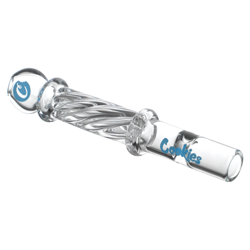 Cookies Pocket Hitter Chillum side angle showing compact design and embossed Cookies branding