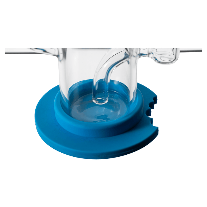 Cookies SF Sili-Boro Bubbler — silicone and glass hybrid bubbler, side profile