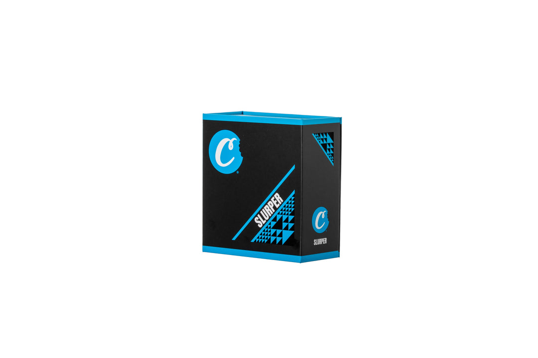 Cookies SF Slurper — quartz terp slurper banger with 14mm male 90deg joint, dish detail