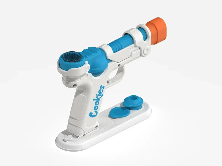 Cookies SF Smoke Blaster — smoke blaster gun party device, angled view