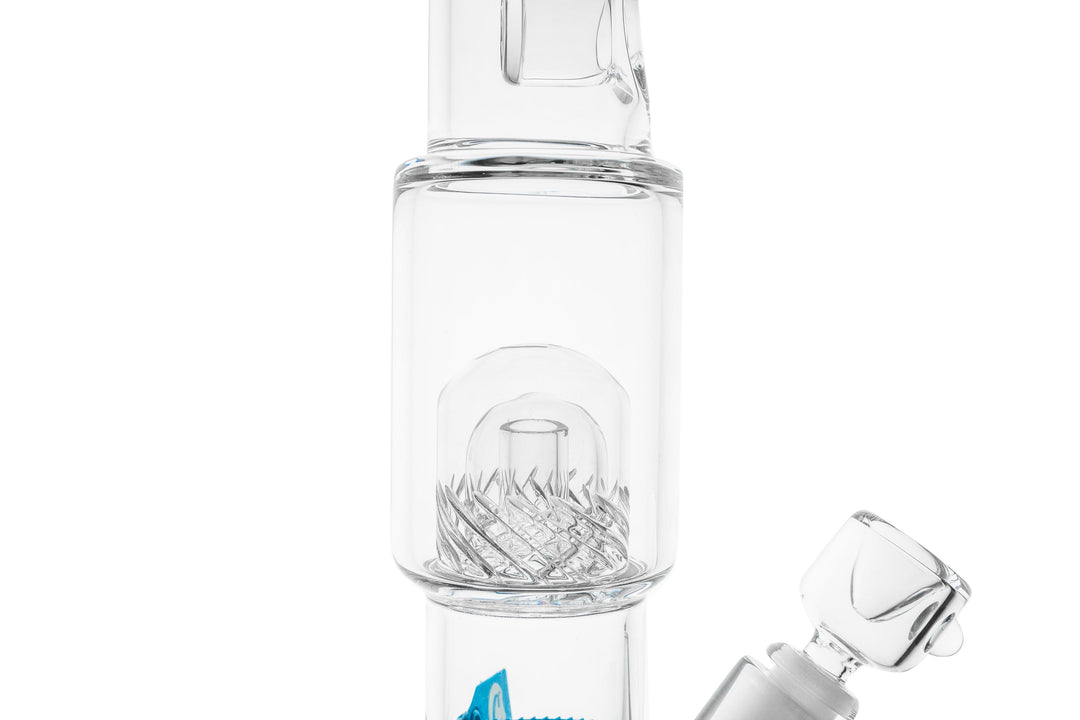 Cookies SF Straight 2 Da Dome — straight tube water pipe with dome percolator, joint detail