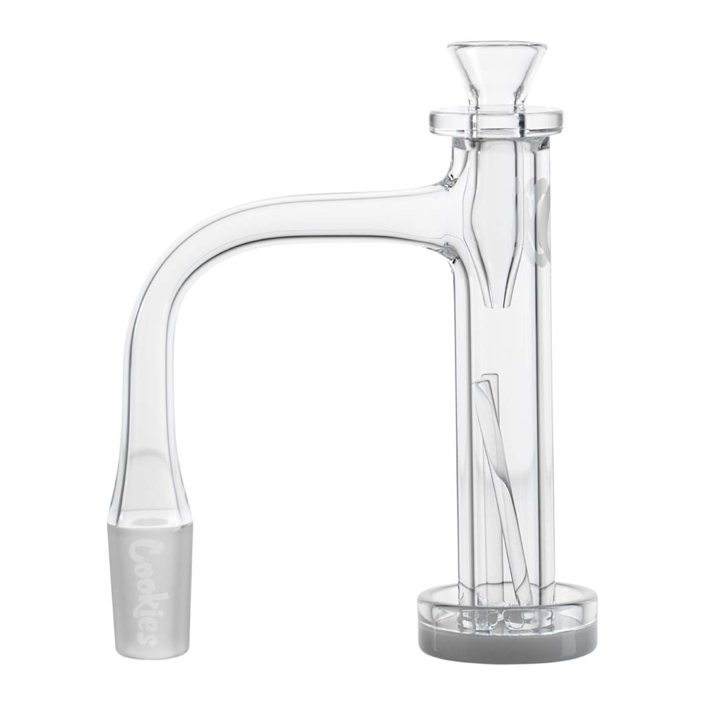 Cookies SF Tower Slurper — quartz tower slurper banger with 14mm male 90deg joint