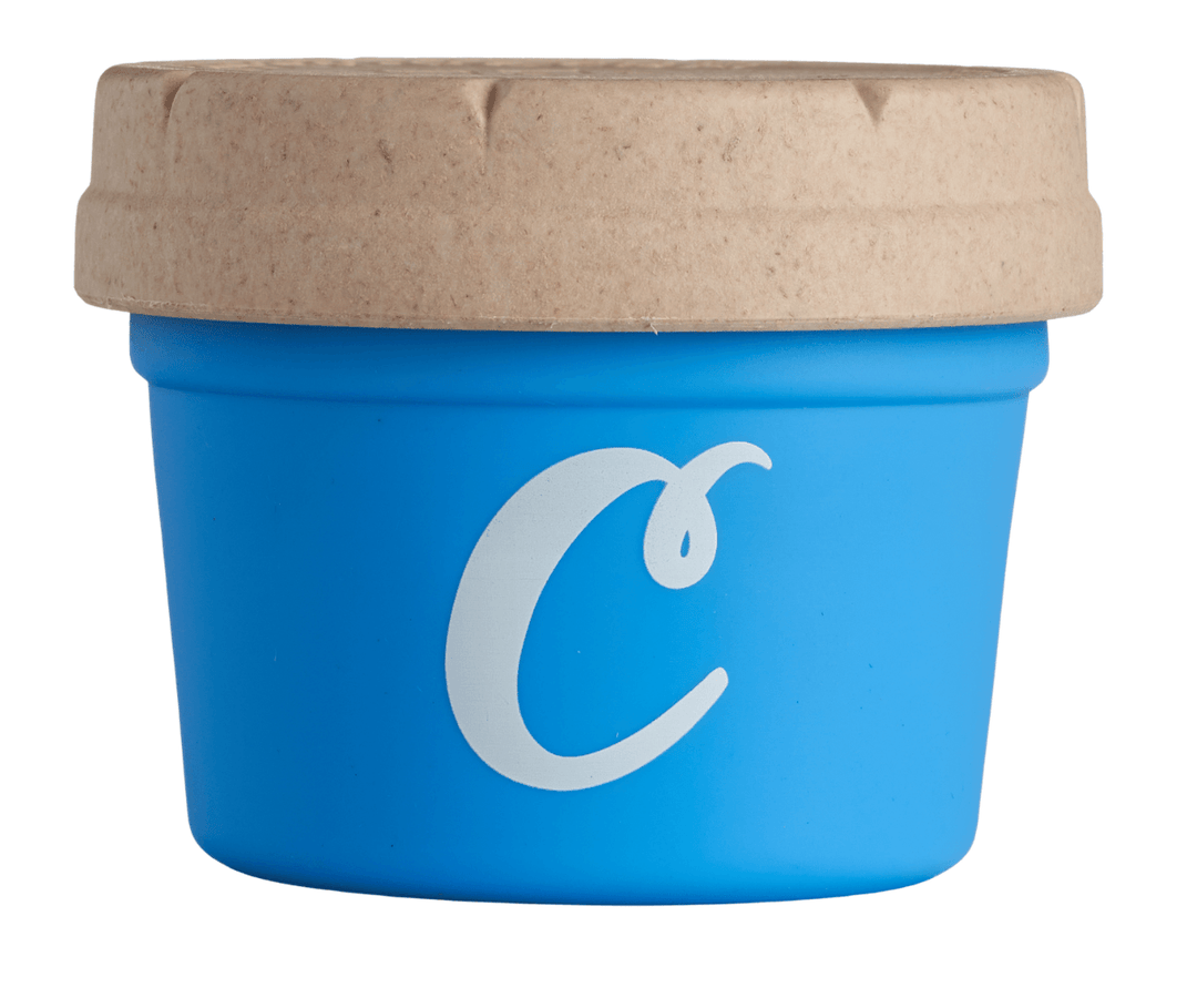 Cookies SF x Re-Stash Jar — 4oz child-resistant mason stash jar in Cookies blue