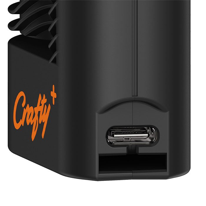Crafty+ vaporizer USB-C charging port