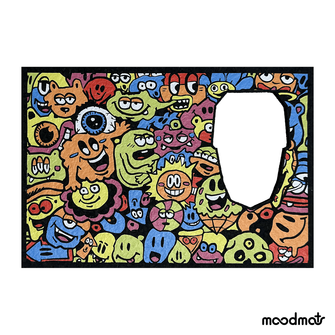 Dab Rite x Moodmats Pro — silicone dab mat sized for the Dab Rite Pro IR thermometer, hero shot