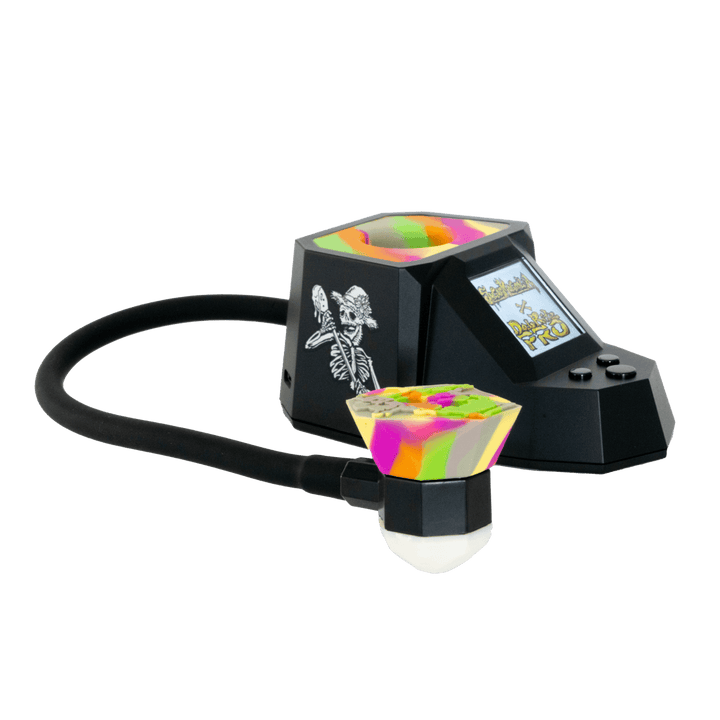 Dab Rite x Sugar Magnolia Pro Bones — limited edition Dab Rite Pro IR thermometer, alternate angle
