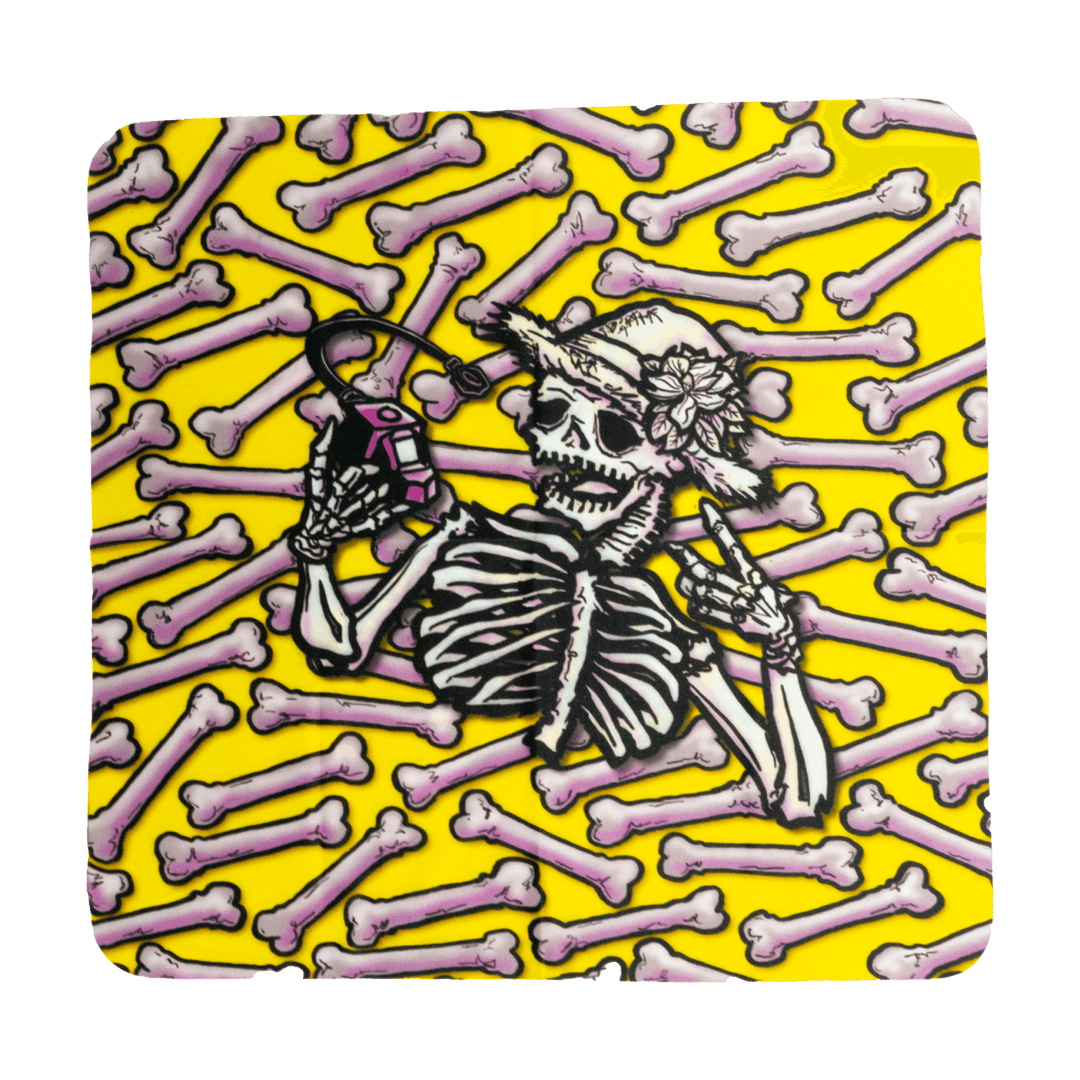 Dab Rite x Sugar Magnolia Pro Bones — limited edition Dab Rite Pro IR thermometer, detail view