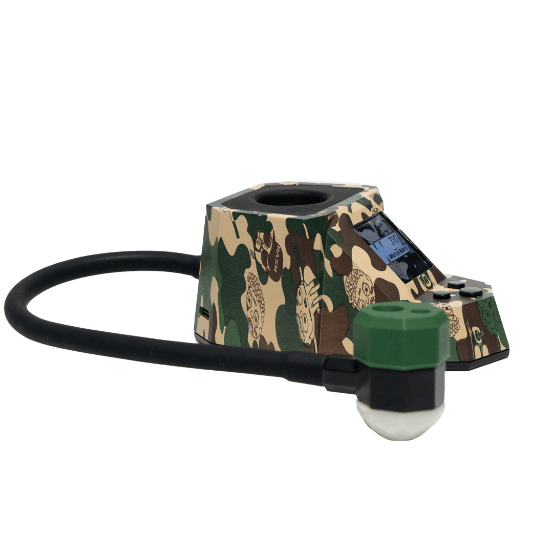 Dab Rite x The Waterboyz Pro Digital Thermometer — Camo design, device view