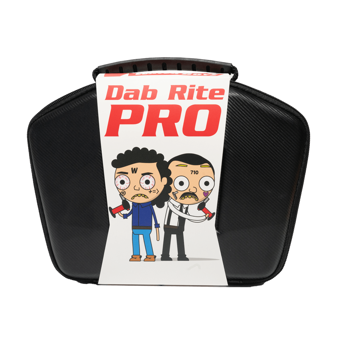 Dab Rite x The Waterboyz Pro Digital Thermometer — Lethal Torches design, case view
