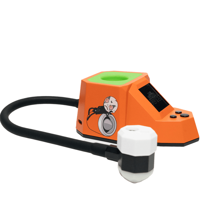 Dab Rite x The Waterboyz Pro Digital Thermometer — Terp Wars design, device view