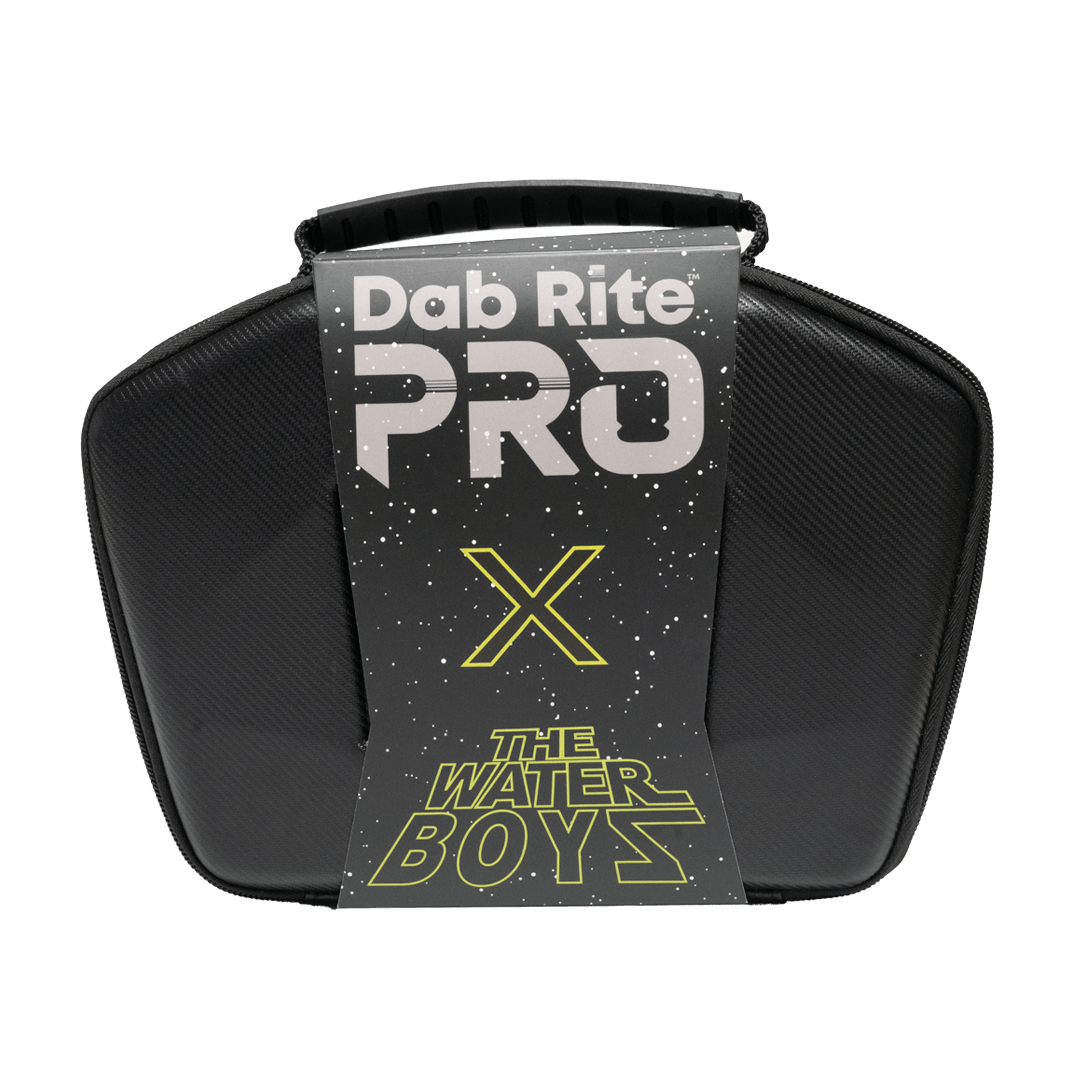 Dab Rite x The Waterboyz Pro Digital Thermometer — Terp Wars design, case view